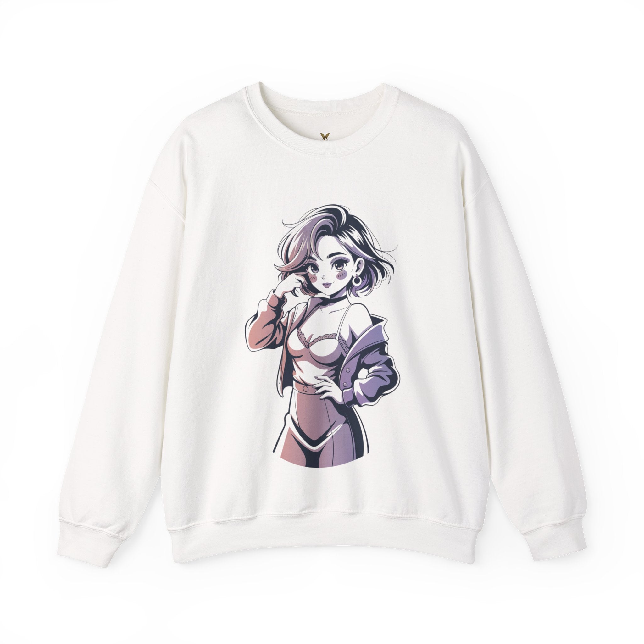 Stylish Anime-Inspired Unisex Crewneck Sweatshirt