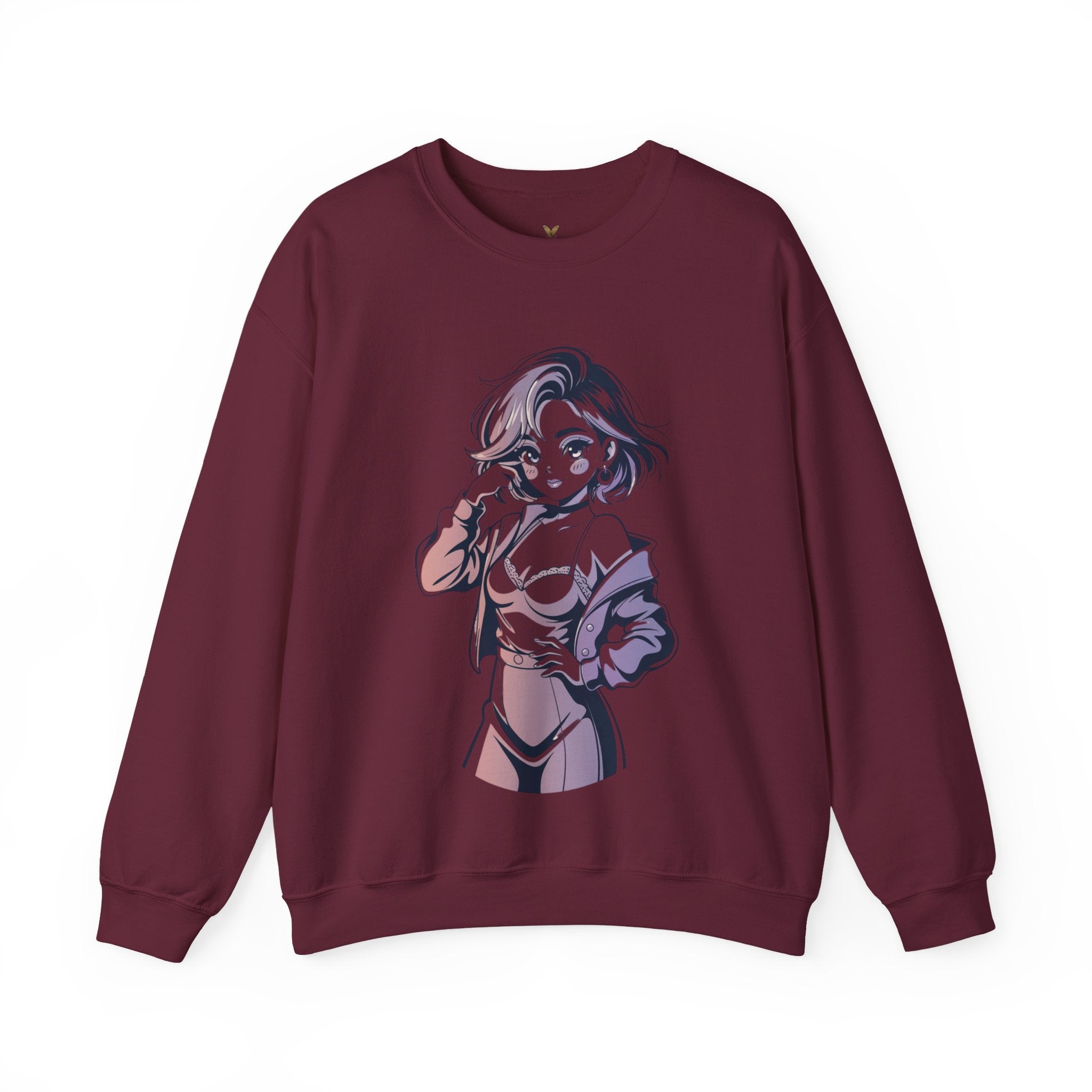 Stylish Anime-Inspired Unisex Crewneck Sweatshirt