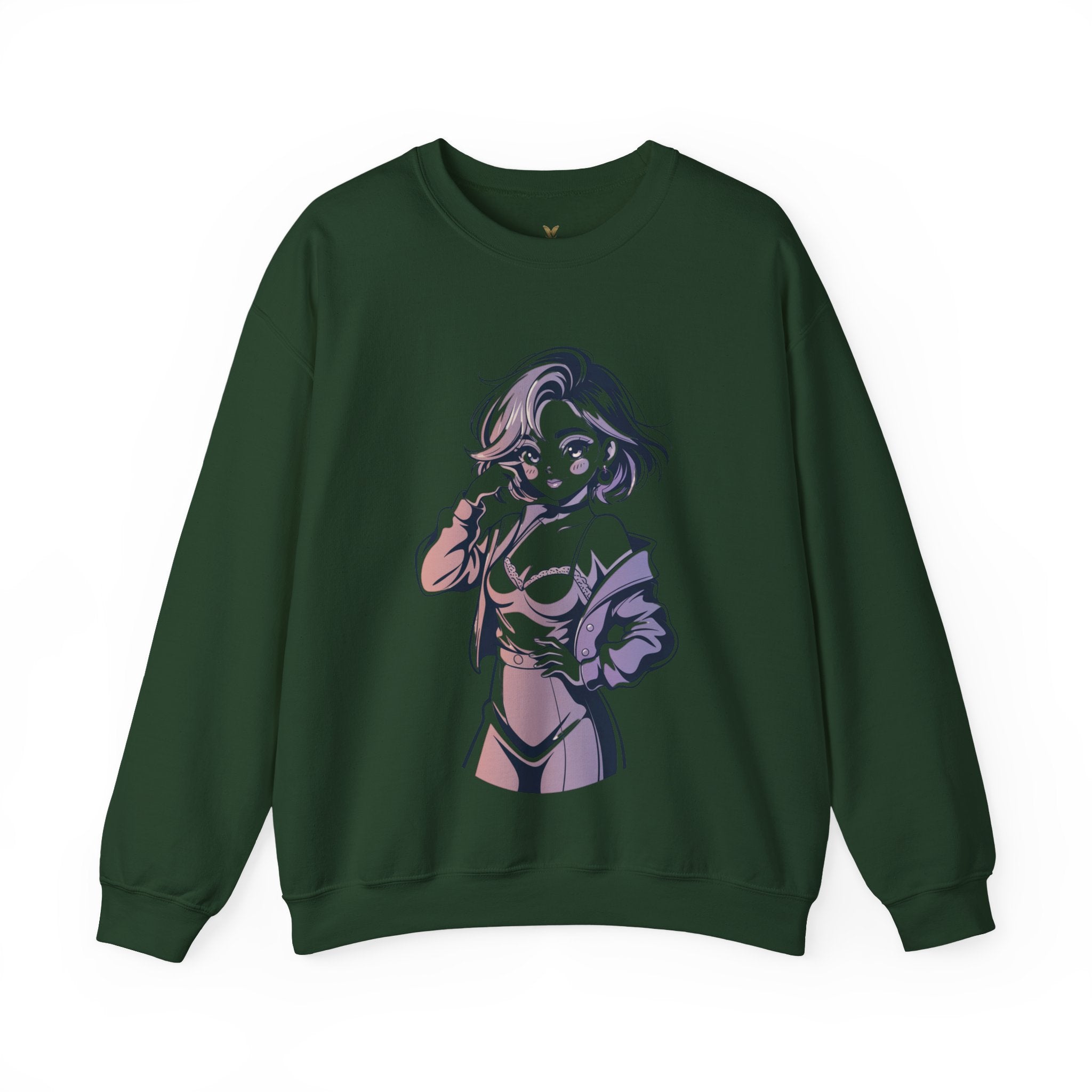 Stylish Anime-Inspired Unisex Crewneck Sweatshirt