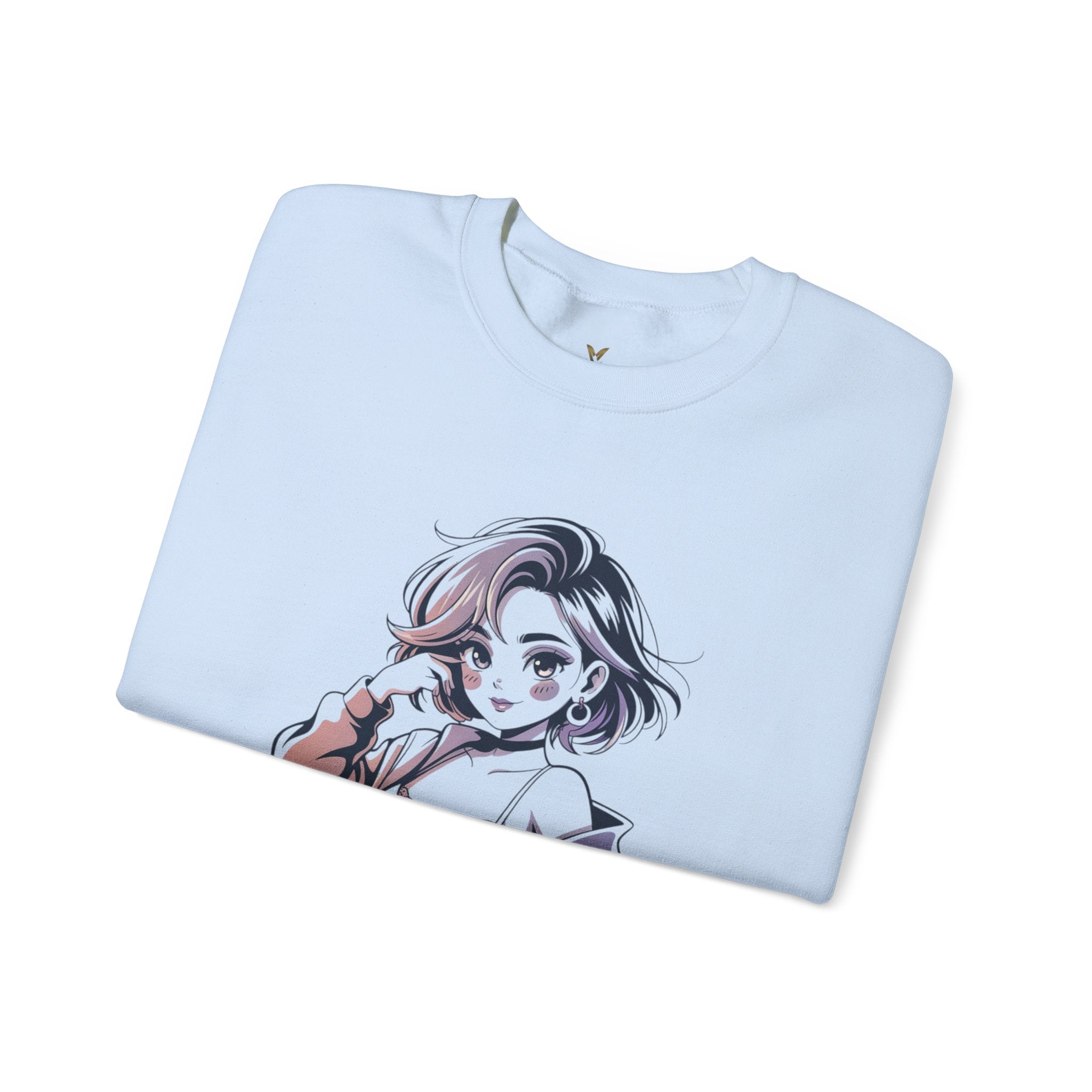 Stylish Anime-Inspired Unisex Crewneck Sweatshirt