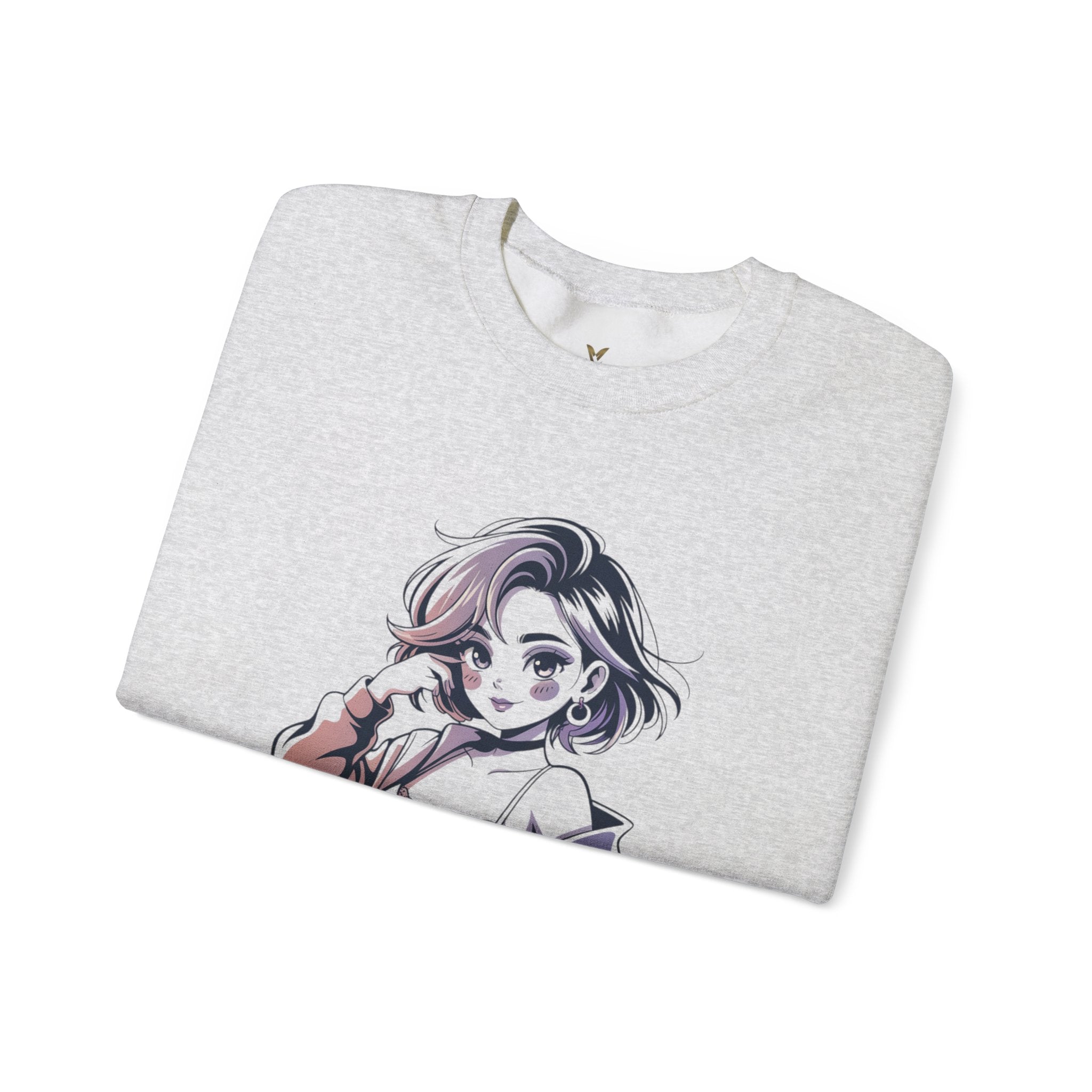 Stylish Anime-Inspired Unisex Crewneck Sweatshirt