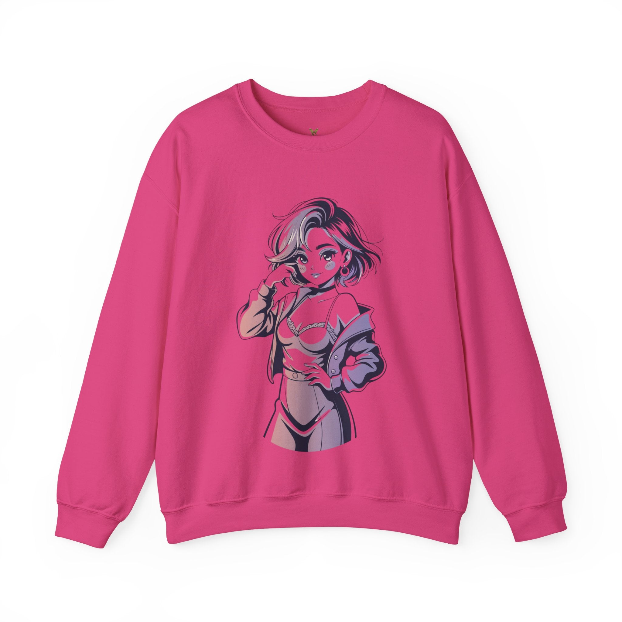 Stylish Anime-Inspired Unisex Crewneck Sweatshirt