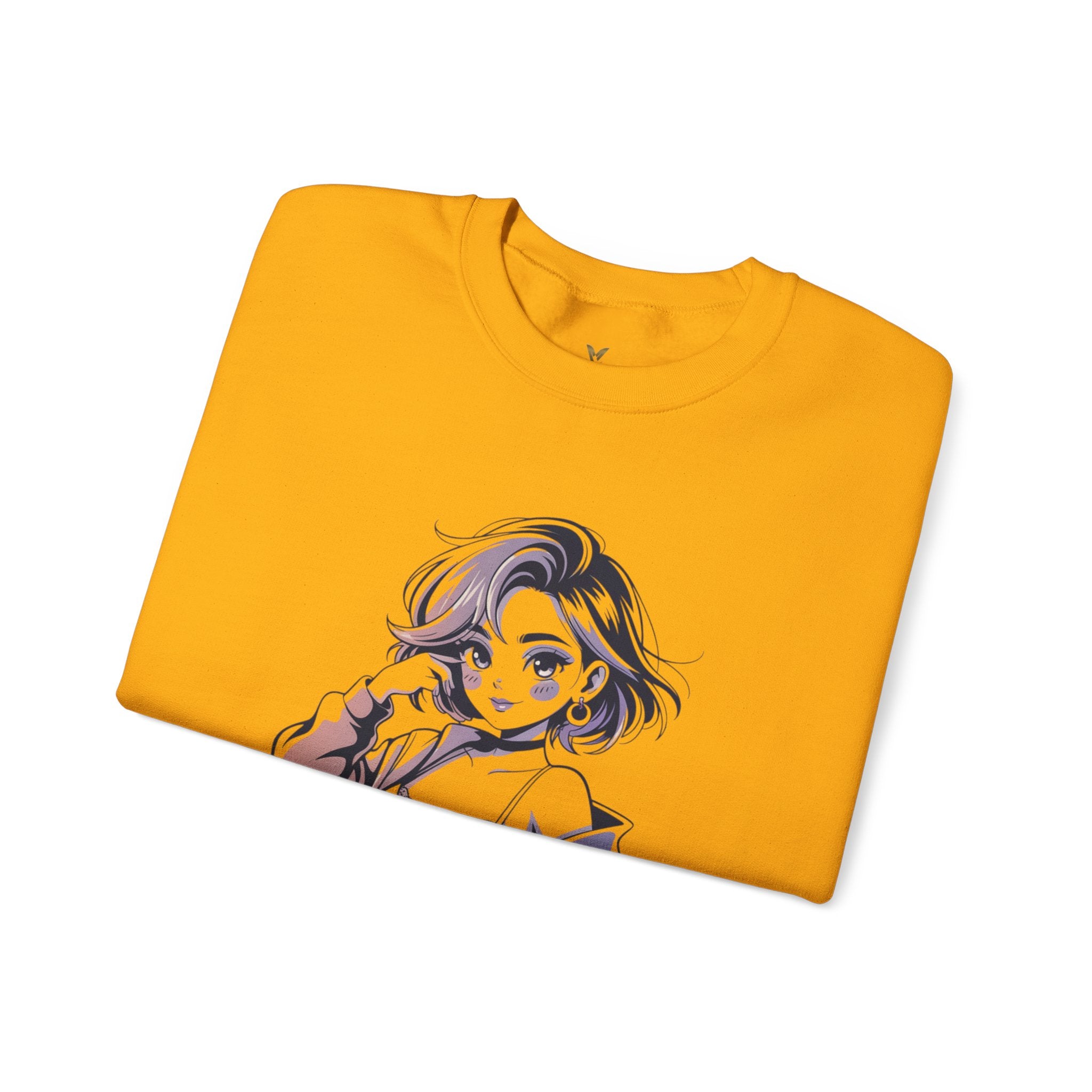 Stylish Anime-Inspired Unisex Crewneck Sweatshirt