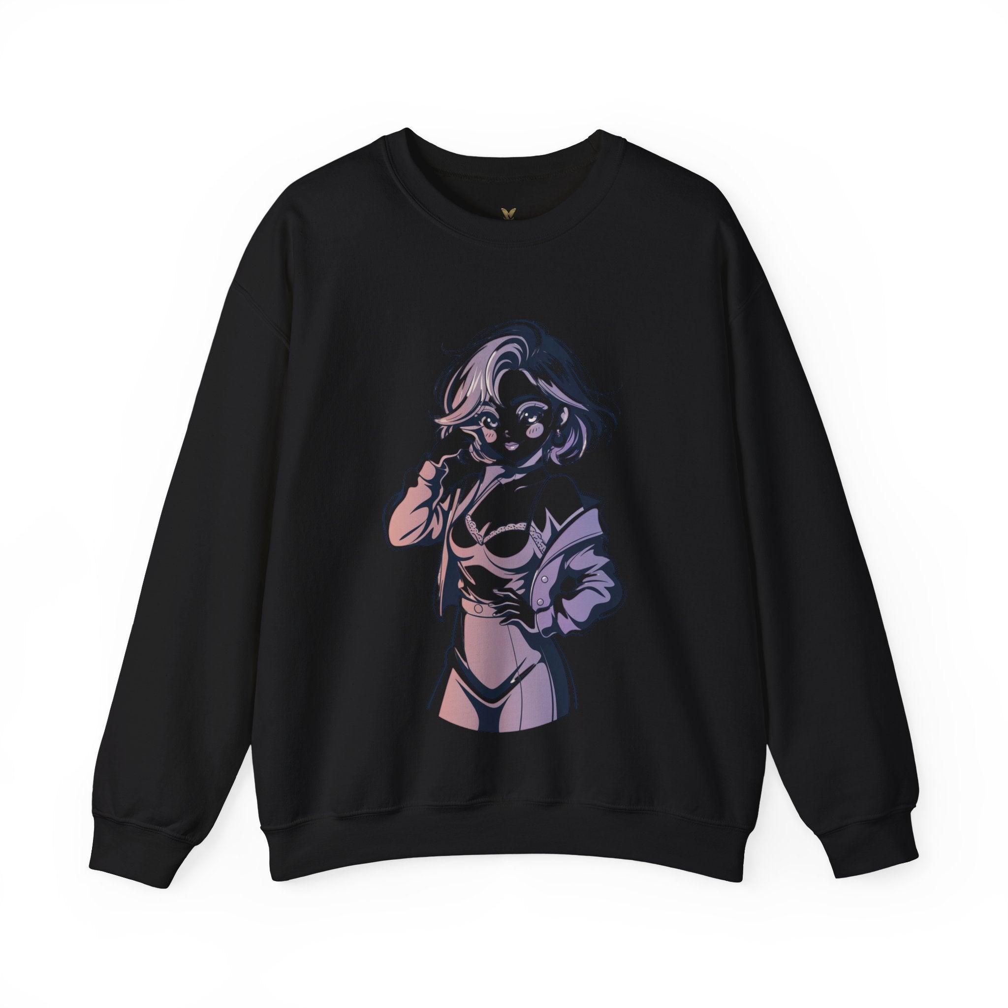 Stylish Anime-Inspired Unisex Crewneck Sweatshirt