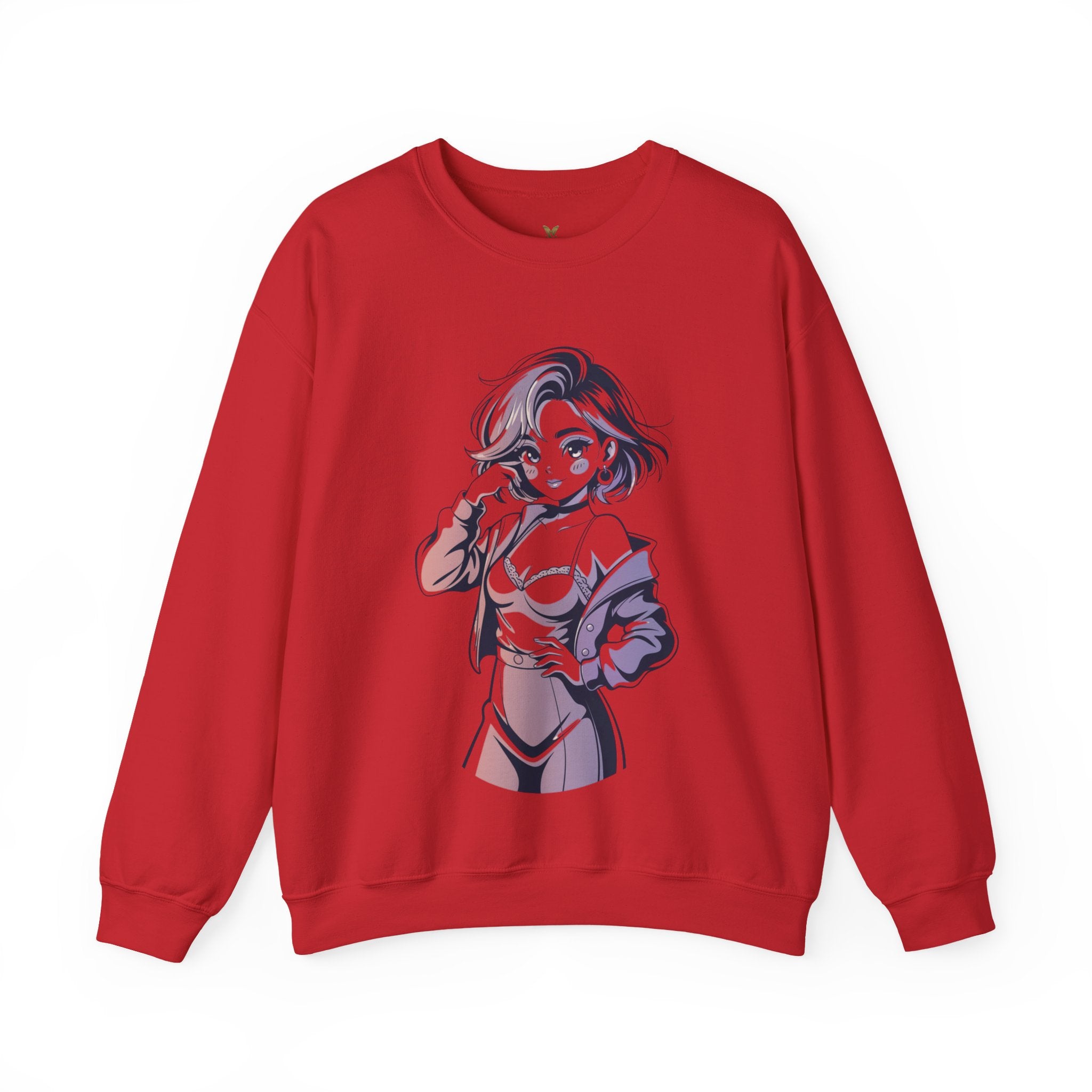 Stylish Anime-Inspired Unisex Crewneck Sweatshirt
