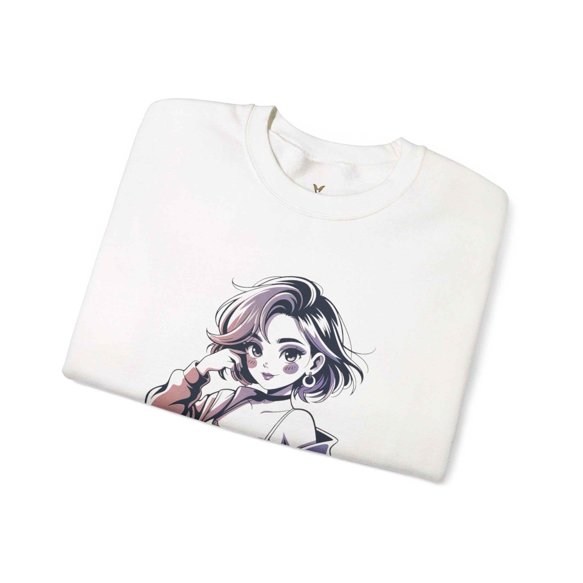 Stylish Anime-Inspired Unisex Crewneck Sweatshirt