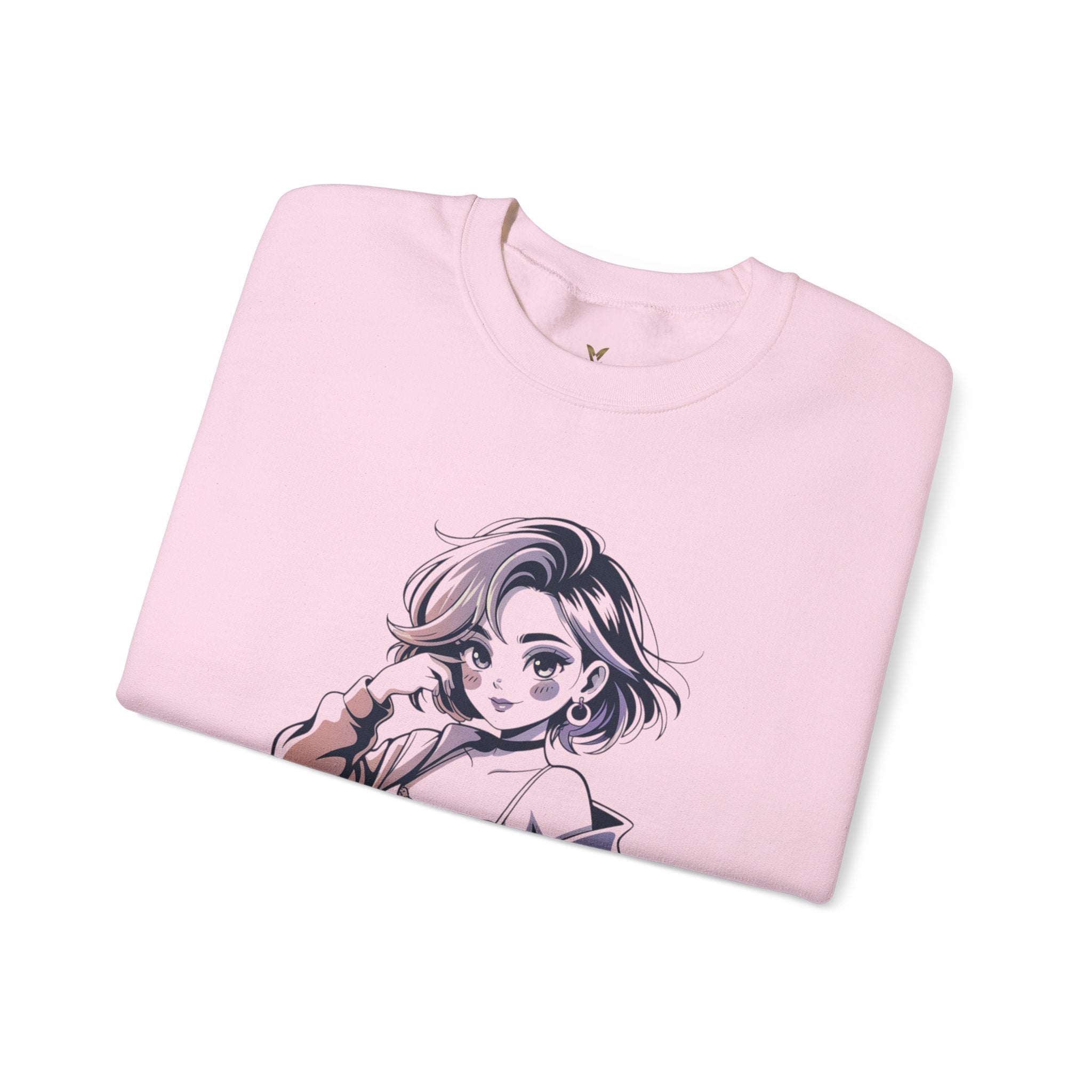 Stylish Anime-Inspired Unisex Crewneck Sweatshirt