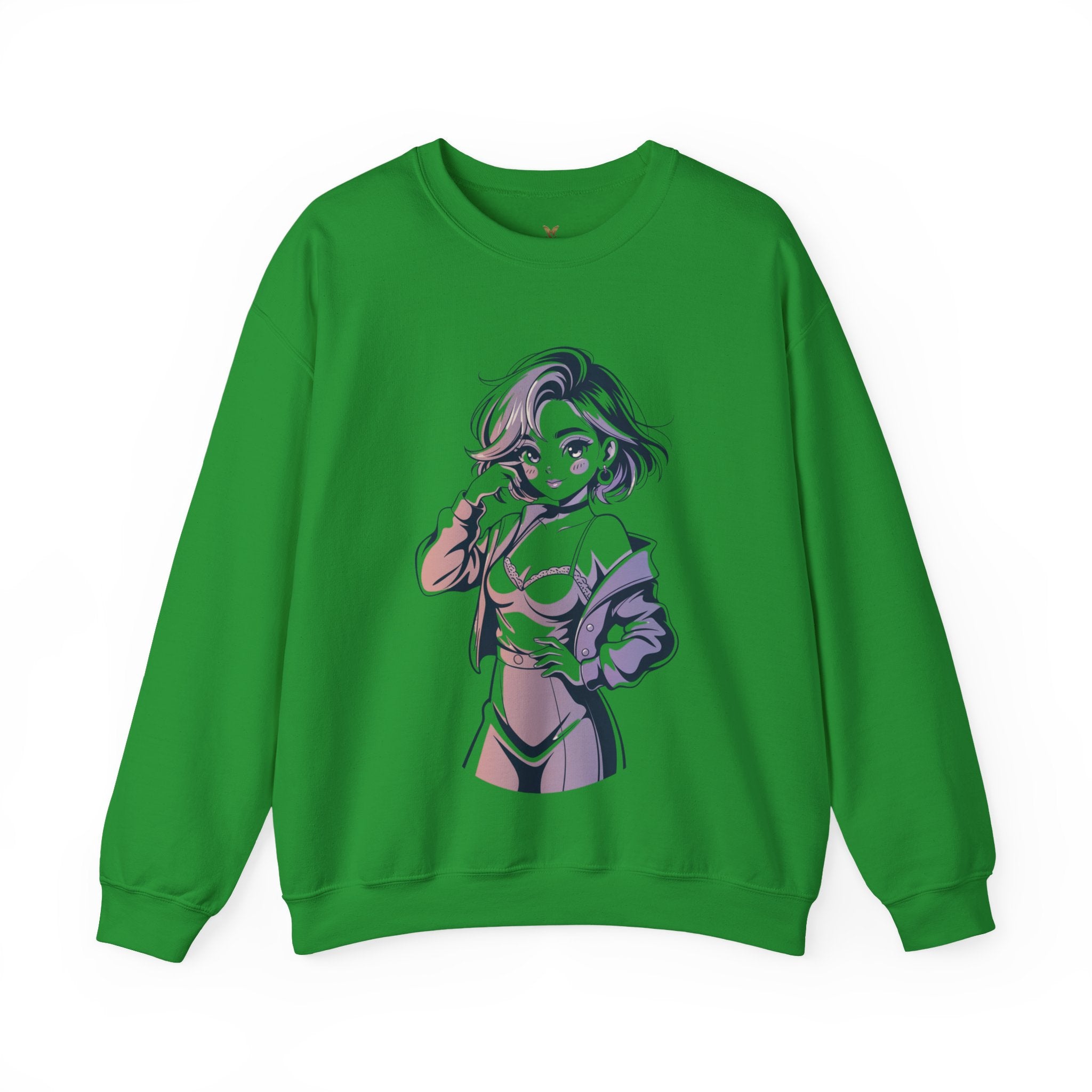 Stylish Anime-Inspired Unisex Crewneck Sweatshirt