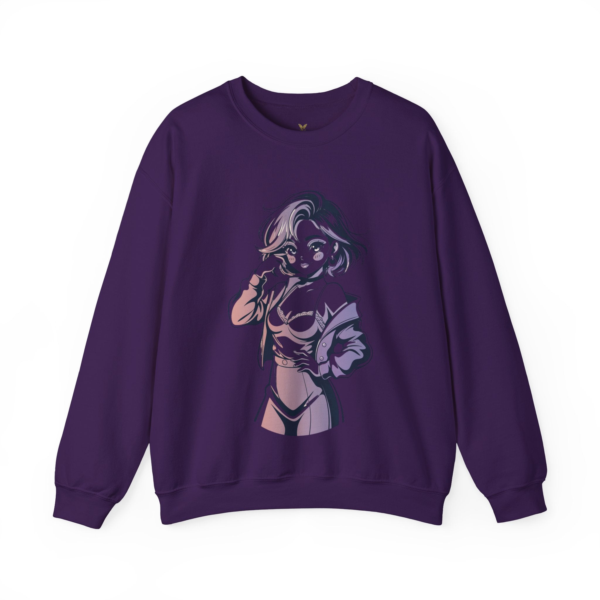 Stylish Anime-Inspired Unisex Crewneck Sweatshirt